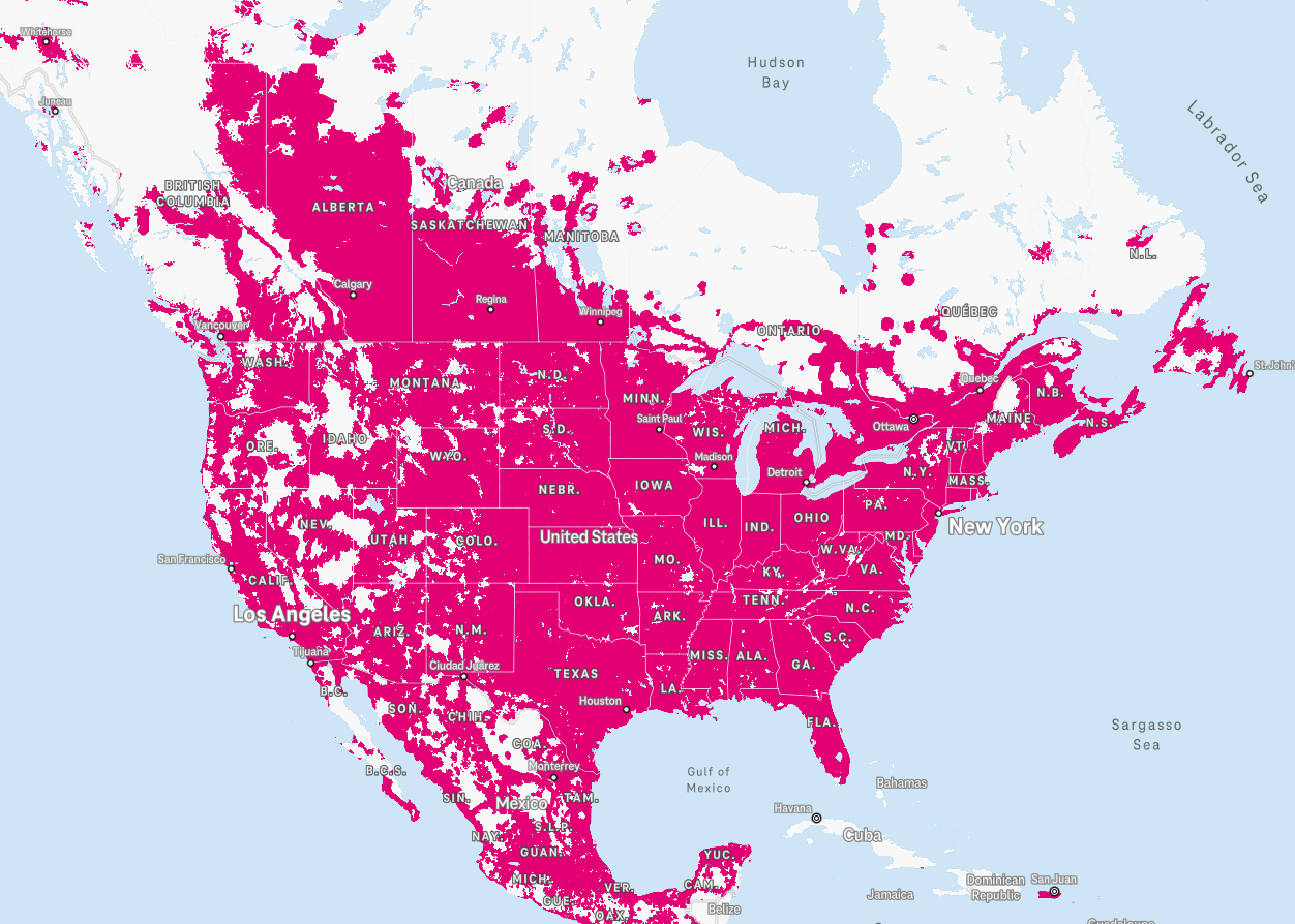 T-Mobile USA Netzabdeckung